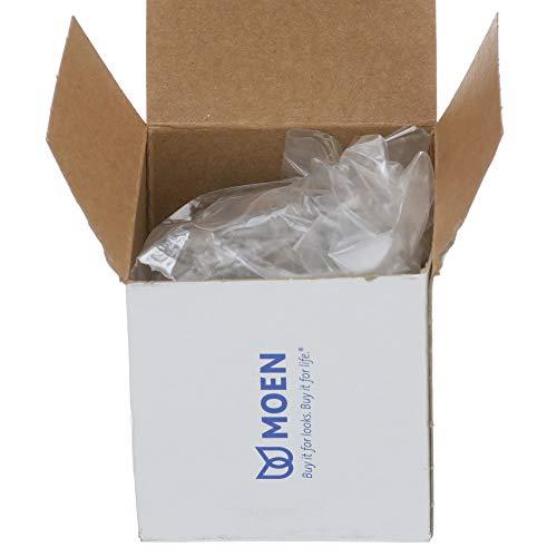 Moen Moen 96797 Chateau Collection Replacement Tub and Shower Faucet Knob Handle Kit, Chrome and White Insert