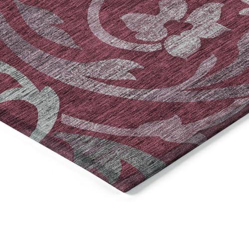 Addison Rugs Addison Rugs Chantille ACN764 Garnet 10' x 14' Indoor/Outdoor, Machine Washable, Easy Clean, Non Shedding, Bedroom, Living Room, Dining Room, Kitchen, Patio Rug