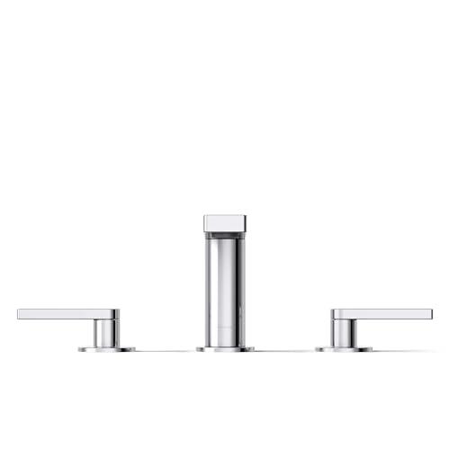 Kohler Composed Widespread bathroom sink faucet with lever handles