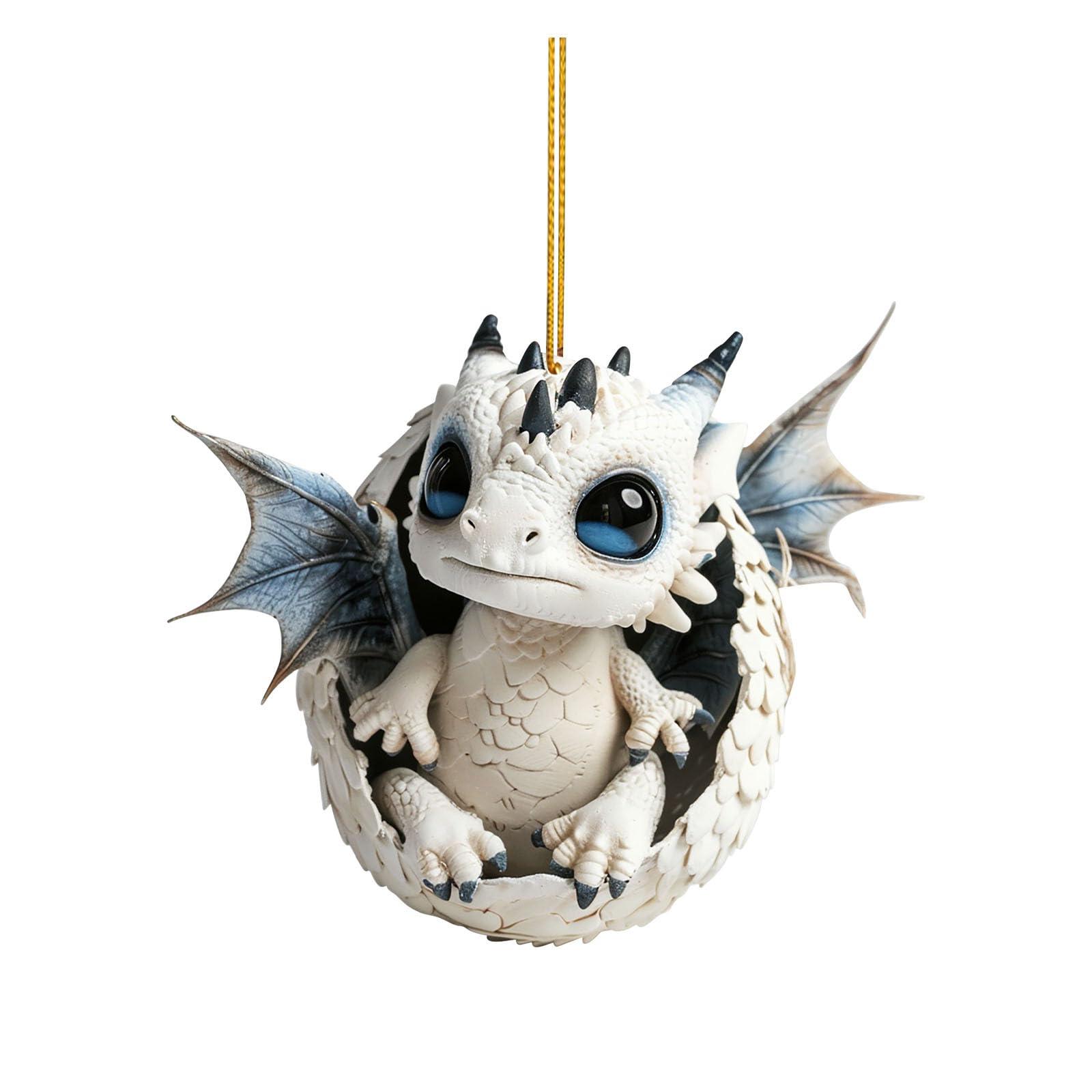 Whedai Hanging Lighted Christmas Decorations New Christmas Tree Decoration Acrylic Flat Pendant 2D Party New Year Christmas Crafts Independent Day Gnome (B, One Size)