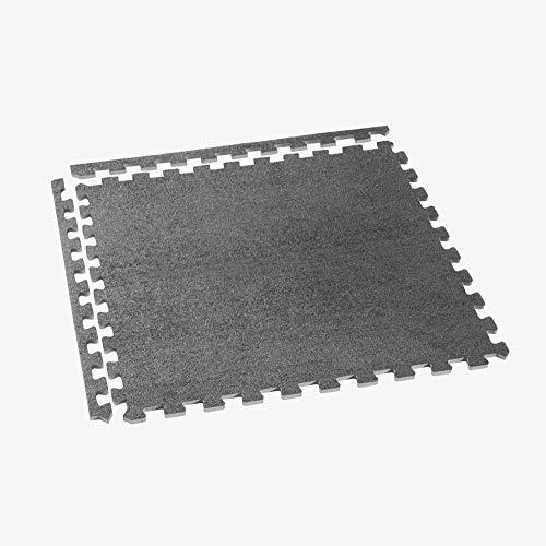 We Sell Mats We Sell Mats 3/8 Inch Thick Interlocking Foam Carpet Tiles Durable Carpet Squares Anti Fatigue Support for Home Office or Classroom Use, 24 in x 24 in