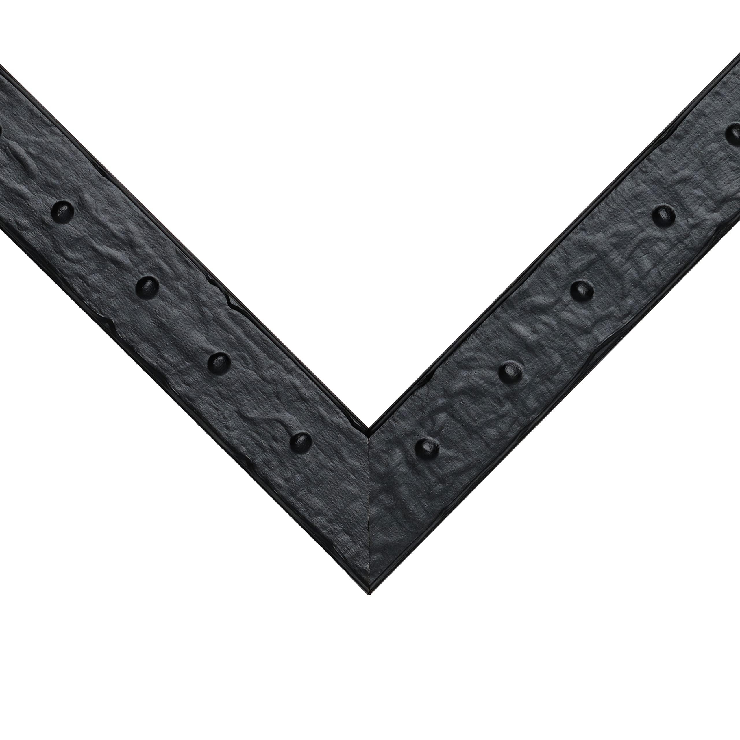 Craig Frames Craig Frames Rivet, 12x14 Picture Frame, Asphalt Black