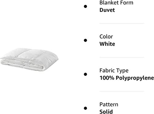 Ikea IKEA MYSKGRÄS Duvet Insert, Full/Queen, White