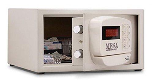 Mesa Safe Mesa MH101E-WHT-KA Hotel Safe in White with Electronic Lock