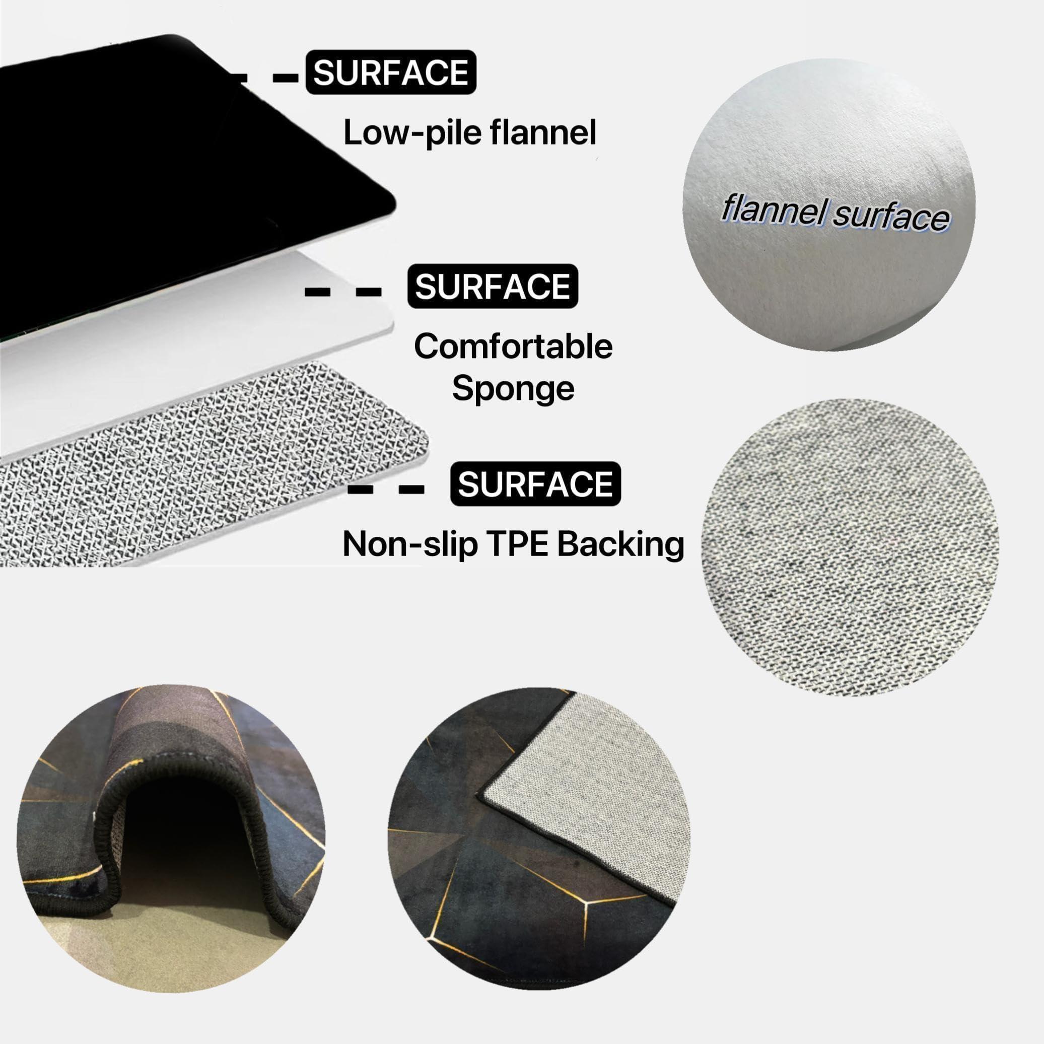 OZIQIJ OZIQIJ Fresh Fruit Pear Area Rugs, Modern Simple Living Room Rug, Indoor Carpet Super Soft Fluffy with Non-Slip Backing, Floor Carpets for Dining Room Bedroom Study Dining Room Kid Room 3 x 4ft