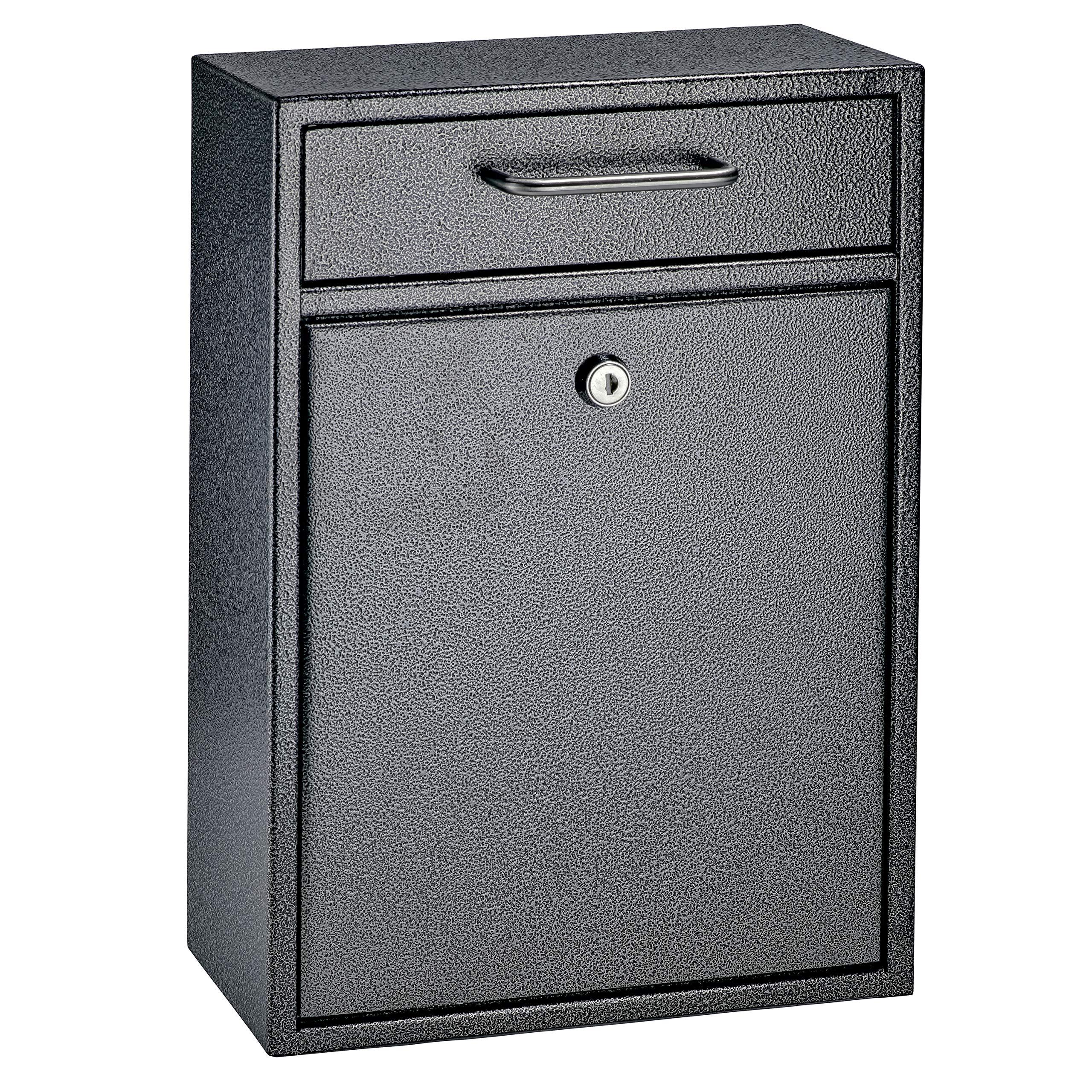 Mail Boss Mail Boss 7413 High Security Steel Locking Wall Mounted Mailbox-Office Comment Letter Deposit, Galaxy Drop Box,Medium