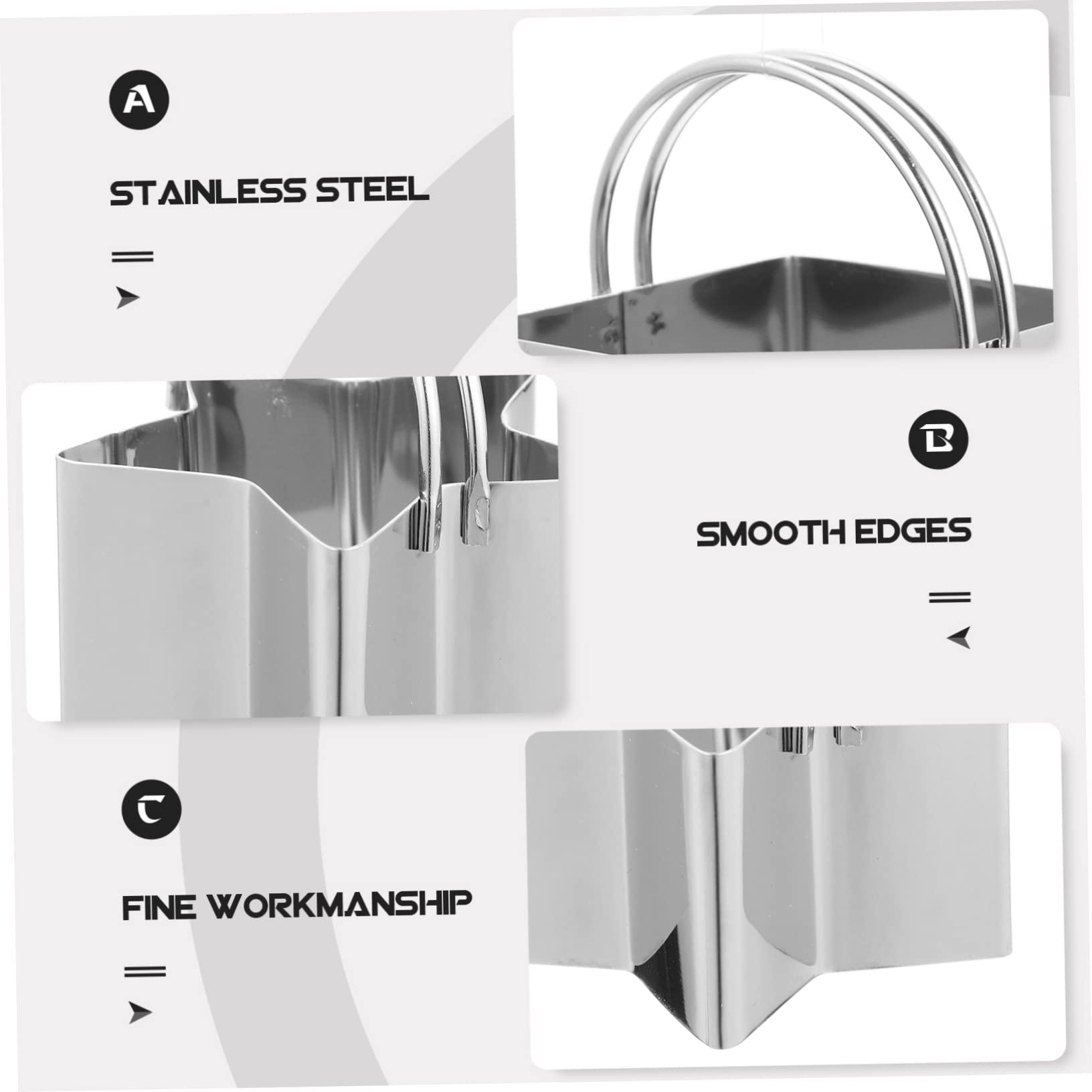 PRETYZOOM PRETYZOOM Biscuit Mold Set 5 Pcs Star Cookie Cutters Baking Molds for Biscuits Stainless Steel Cookie Cutter Shape for Fondant Crafts