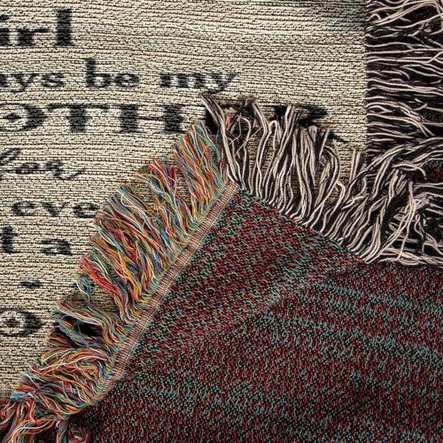 IVY MODA IVY MODA Dear Mom Blanket from Son - Mothers Day Blanket from Daughter, Daughter in Law Blankets, Softball Blankets and Throws, Matching Couples Stuff, Regalo para El Da De Las Madres