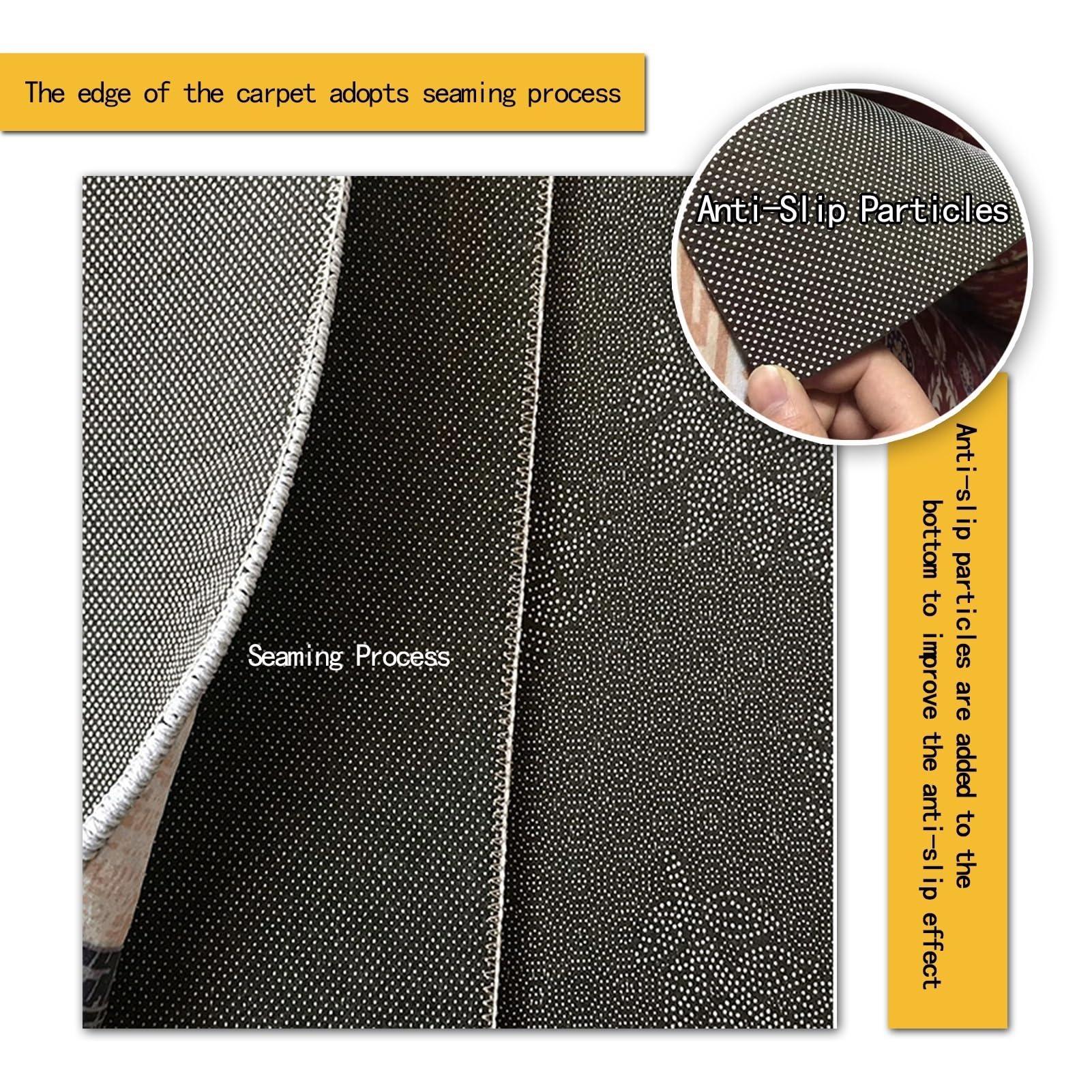 Gaommini Yellow Grey Hallway Carpet Runner Rugs with Rubber Backed Rug Runner Mat Narrow Thick Long Carpet - Length 100cm 1.5m 2m 250cm 300cm 4m 5m 6m Floor Mat (Size : 3.3 ft 6.6 ft)