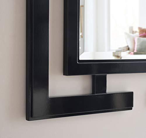 Kenroy Home Kenroy Home Casual Wall Mirror ,41 Inch Height, 0.75 Inch Length, 29 Inch Width with Gloss Black