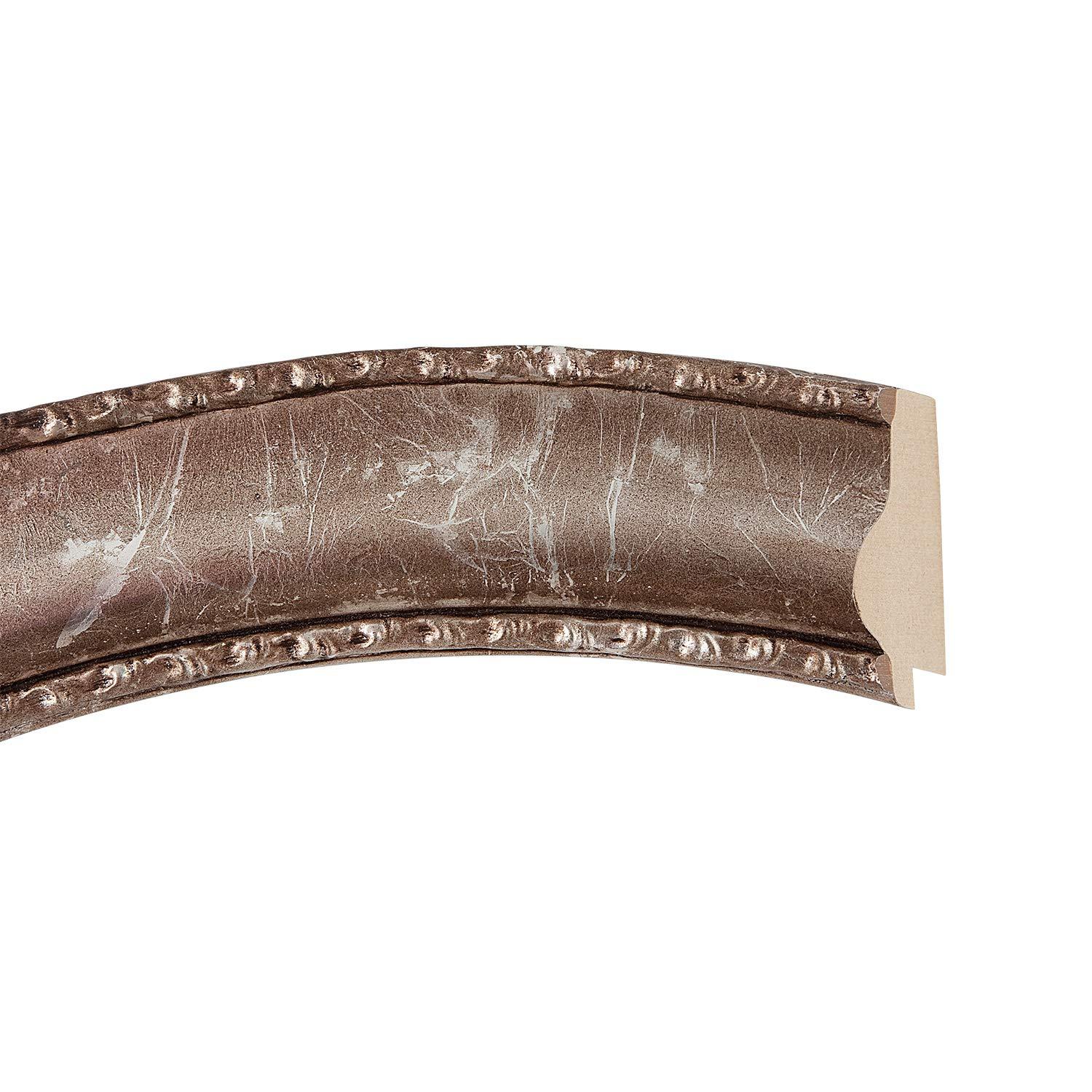 ArtToFrames ArtToFrames 30 x 36 Inch 452 Rectangle Frame Champagne Silver Picture Frame Comes with Rectangle Acrylic Std, Rectangle Frame Back and Wall Hanging Hardware (452R3036CS)