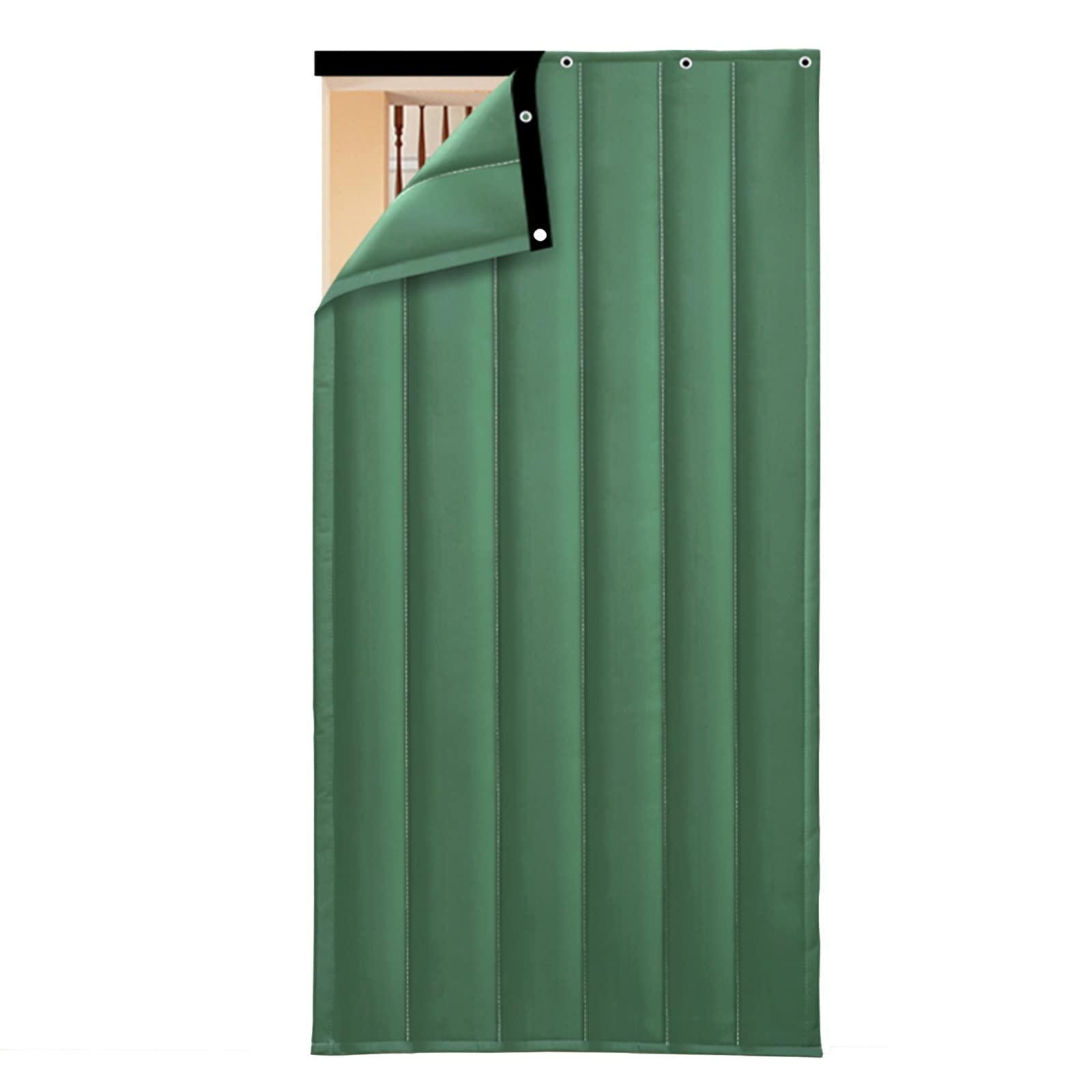 YYHJ YYHJ Sound Proof Curtains for Doorway,Blackout Noise Cancelling Window Drapes,Winter Thicken Cotton Door Panels,Soundproof Windproof Waterproof Blanket,for Home Bedroom Partition,Easy to Install