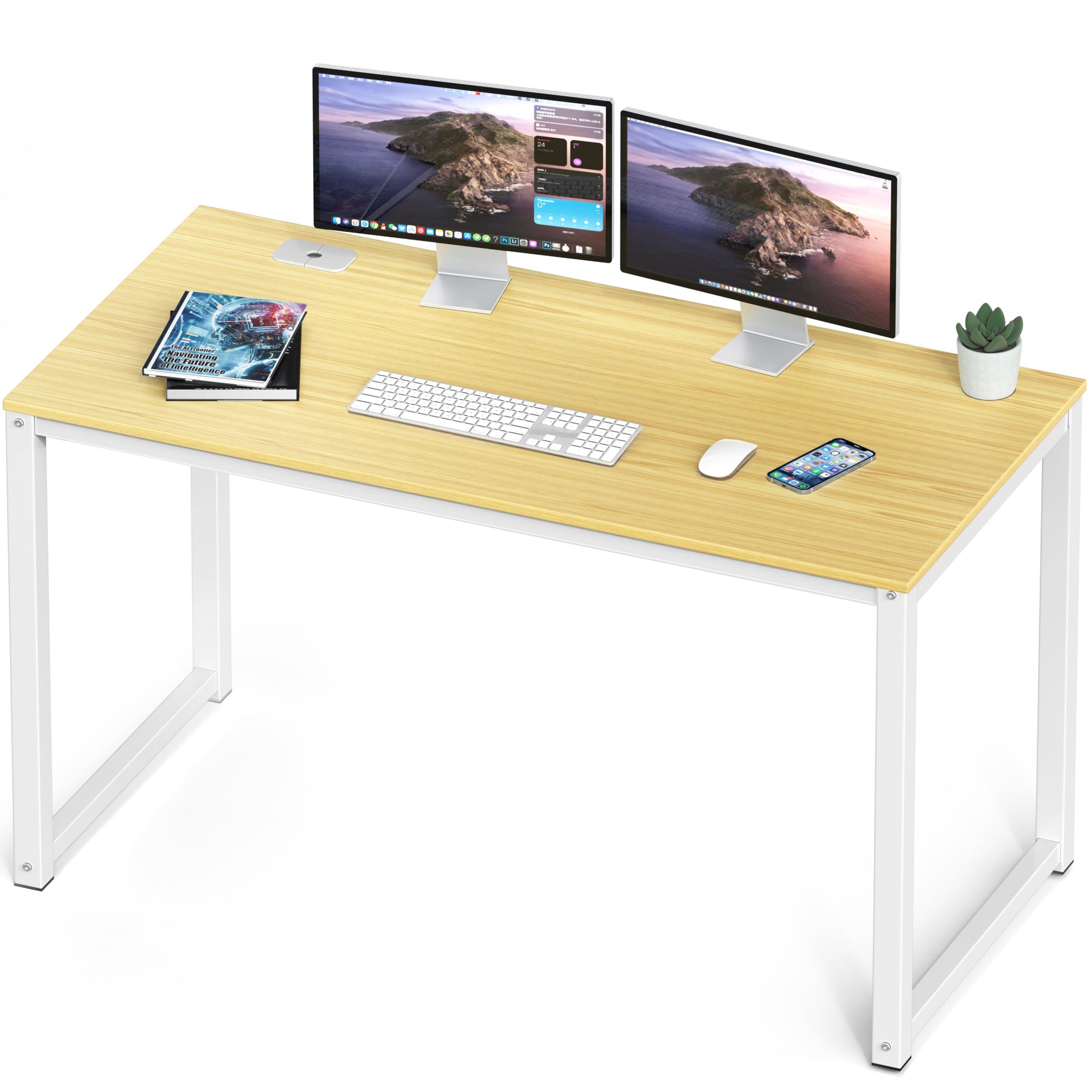 SHW SHW 48-Inch Commercial-Grade Office Computer Desk, Oak