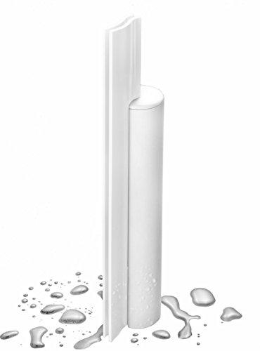 cleret Cleret Dual Bladed Classic Bath Squeegee - All White