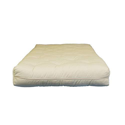 BIO SLEEP CONCEPT BIO SLEEP CONCEPT 8 inch All Wool Fiber Futon (Twin)