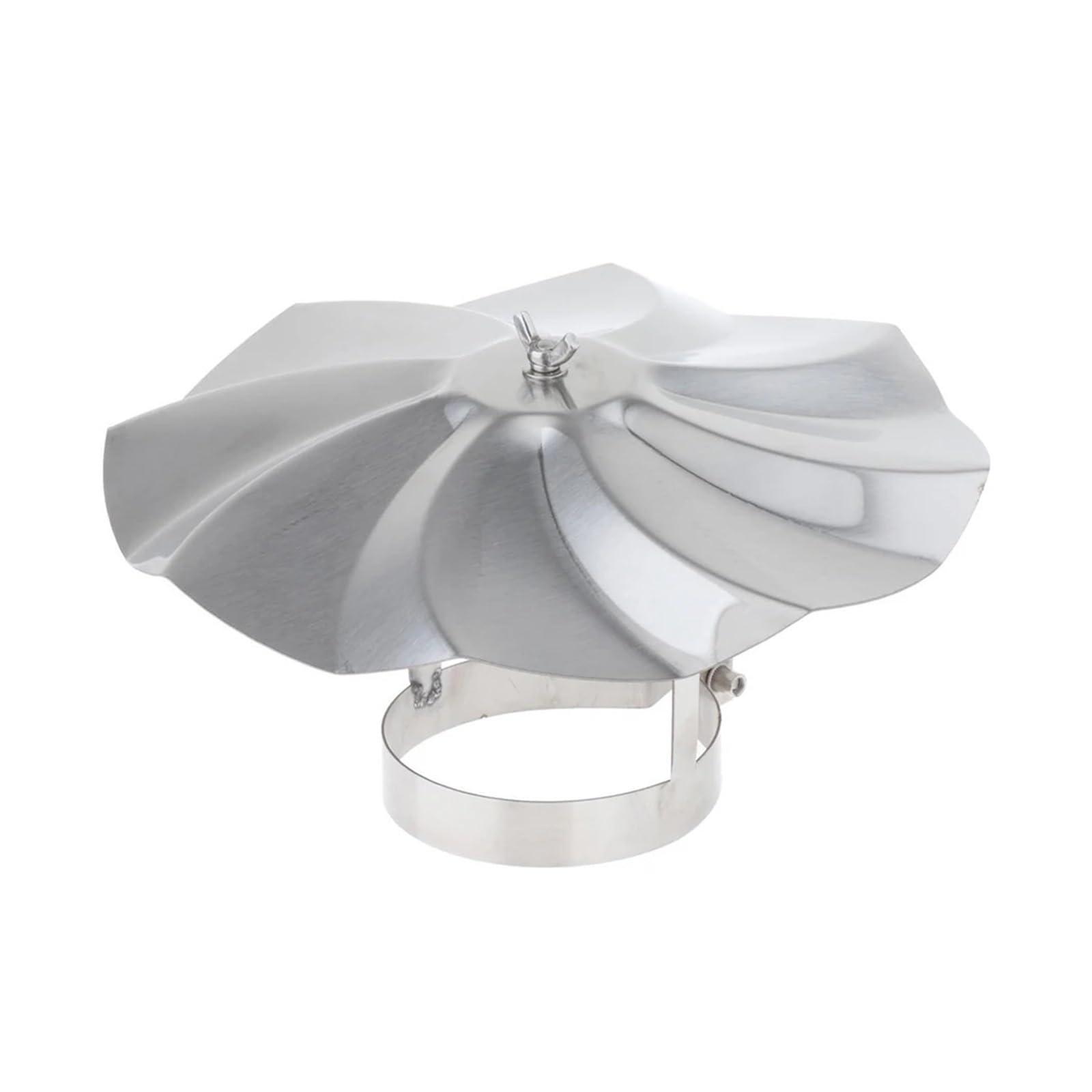 generic Chimney Cap Chimney Rain Cap Vent Cap Application Chimney Tube Cowl Flue Pipe Rain Cover Rainproof Stainless Steel