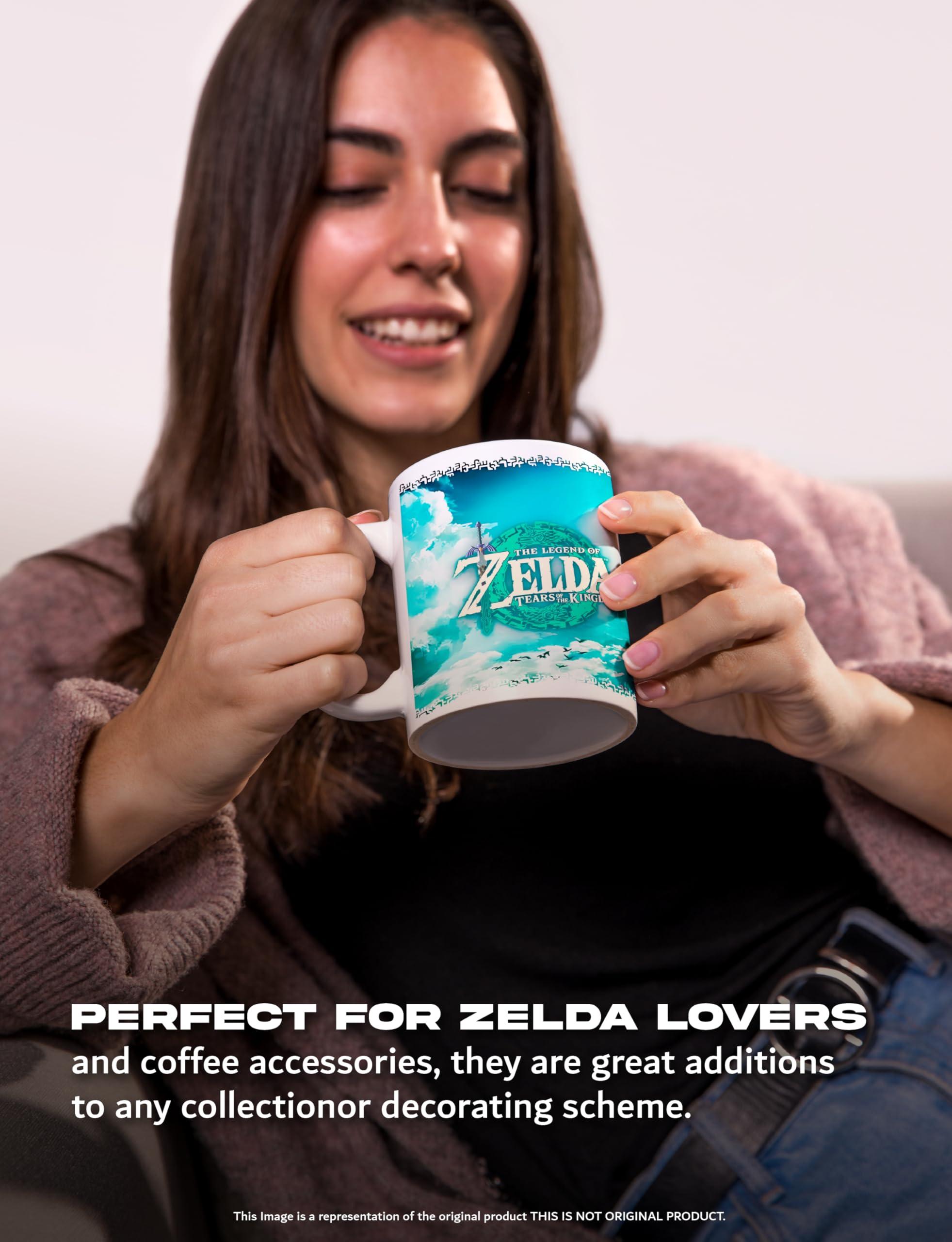 Pyramid America Pyramid America - Zelda Mug - The Legend of Zelda Tears of the Kingdom - 11 oz. Ceramic Mug for Coffee, & Milk Tea - Perfect Addition to Your Kitchen, Home Essentials or Gaming Desk