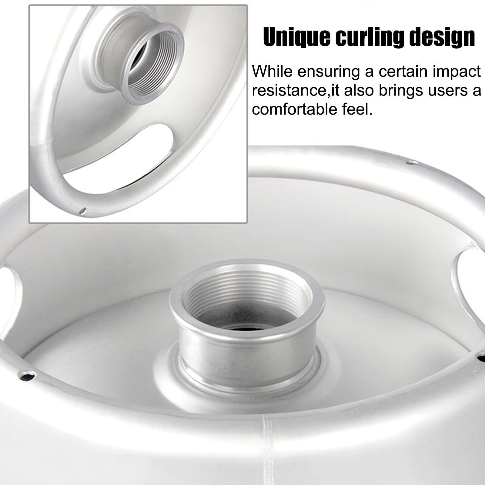 RGWYGCG RGWYGCG 60L Stainless Steel Beer Keg Beer Barrel Seal Steel Beer Kegs for Home Kitchen Brewing Beer for Camping Hiking Homebrewing Keep Beverage Fresh