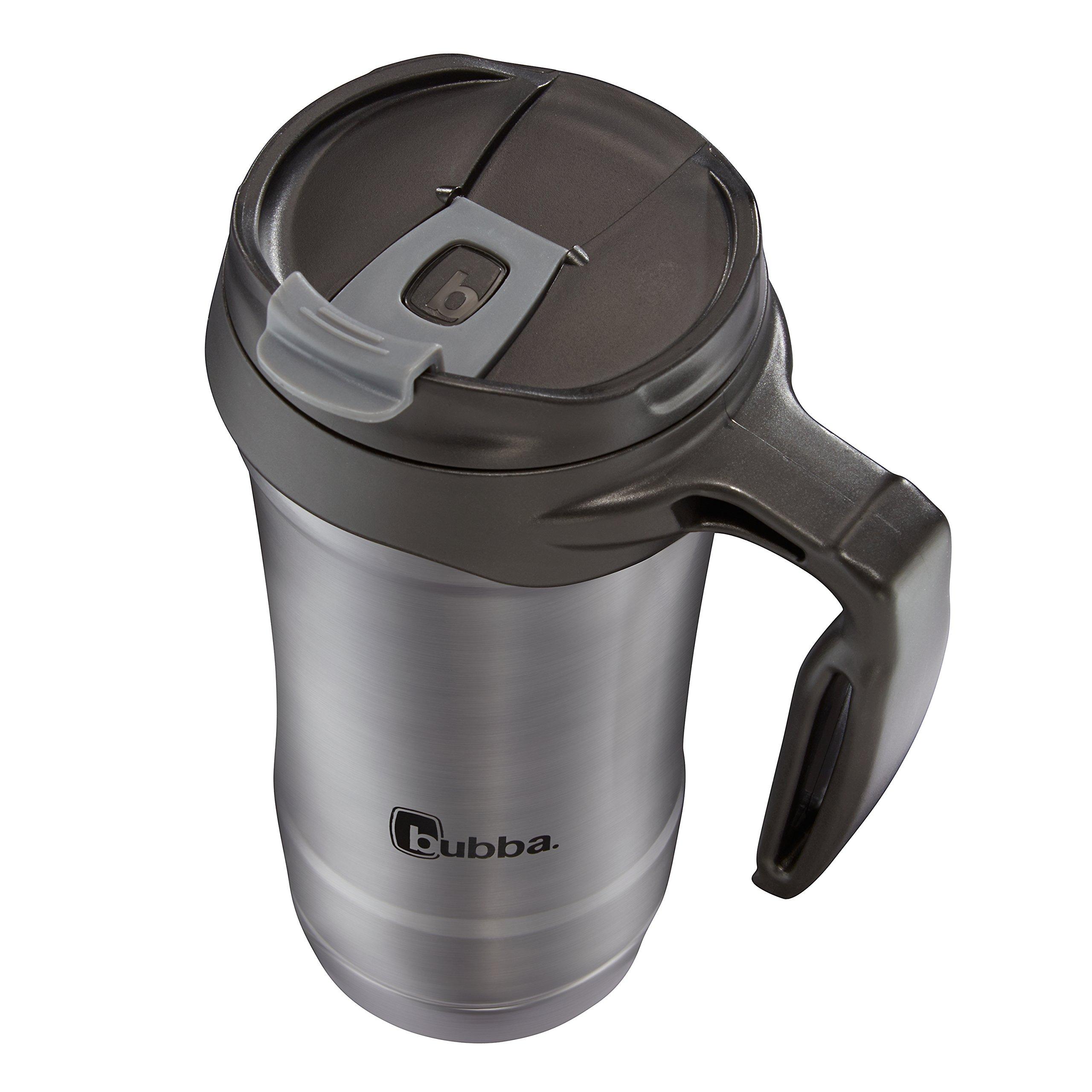 BUBBA BRANDS Bubba Hero Stainless Steel Travel Mug with Handle, 18 oz., Black
