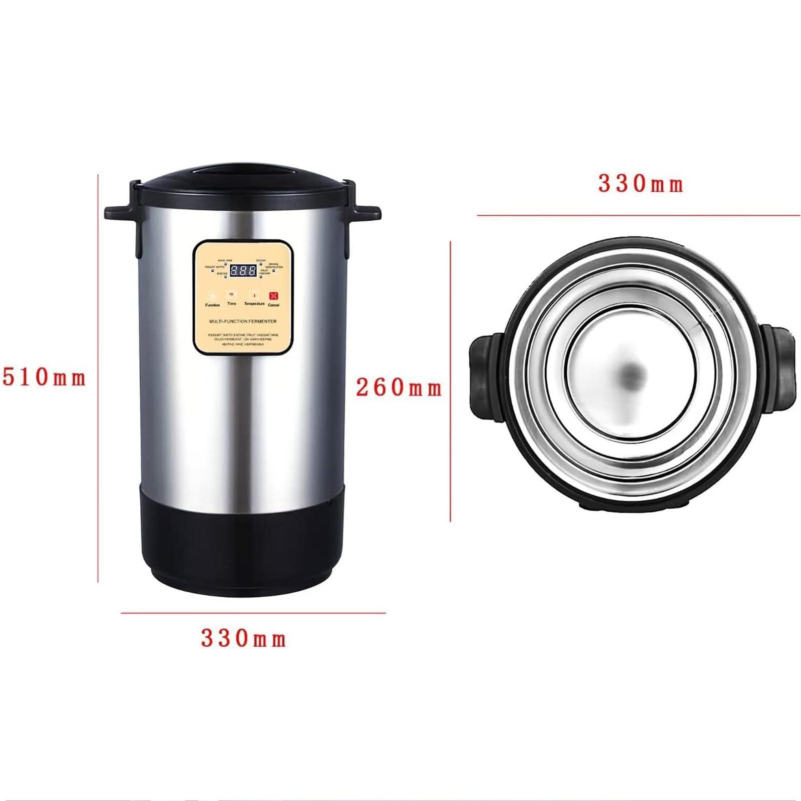 YXCUSAM YXCUSAM Commercial Fermenter,12L Yogurt Maker Machine, Adjustable Temperature & Time Control,for Natto Fermentation