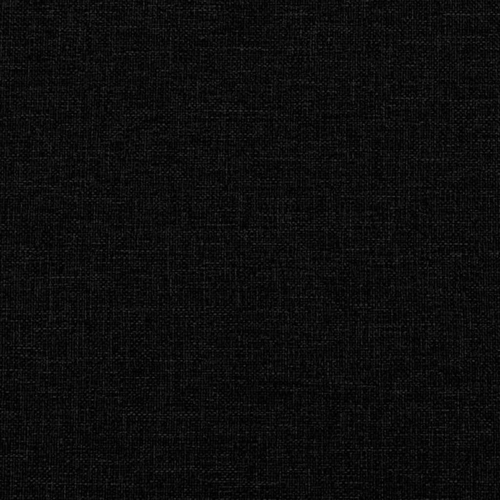 vidaXL vidaXL Comfortable 2-Seater Sofa, Modern Design, Durable Metal Frame, 100% Polyester Fabric, Ideal for Living Room - Black