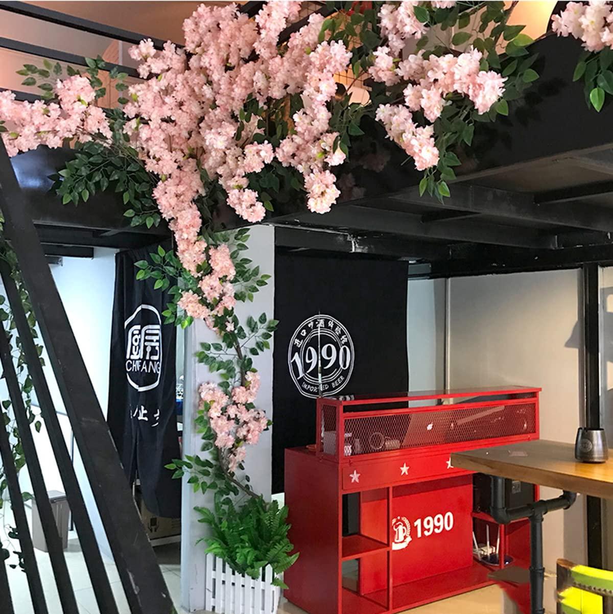 XOOFMASS XOOFMASS 10FT Cherry Blossom Tree for Wedding - Artificial Fake Sakura Cherry Blossom Trees Decor, Japanese Cherry Blossom Decor for Office Bedroom Party DIY Decor Wedding Indoor Outdoor,Champagne