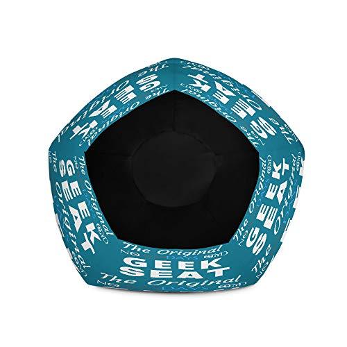 NoGrayDays Bean Bag Chair w/Filling The-Geek-Seat Soft Sofa Gaming Sack Funny Novelty Gift for Men Women Kids Teens mom dad Adults