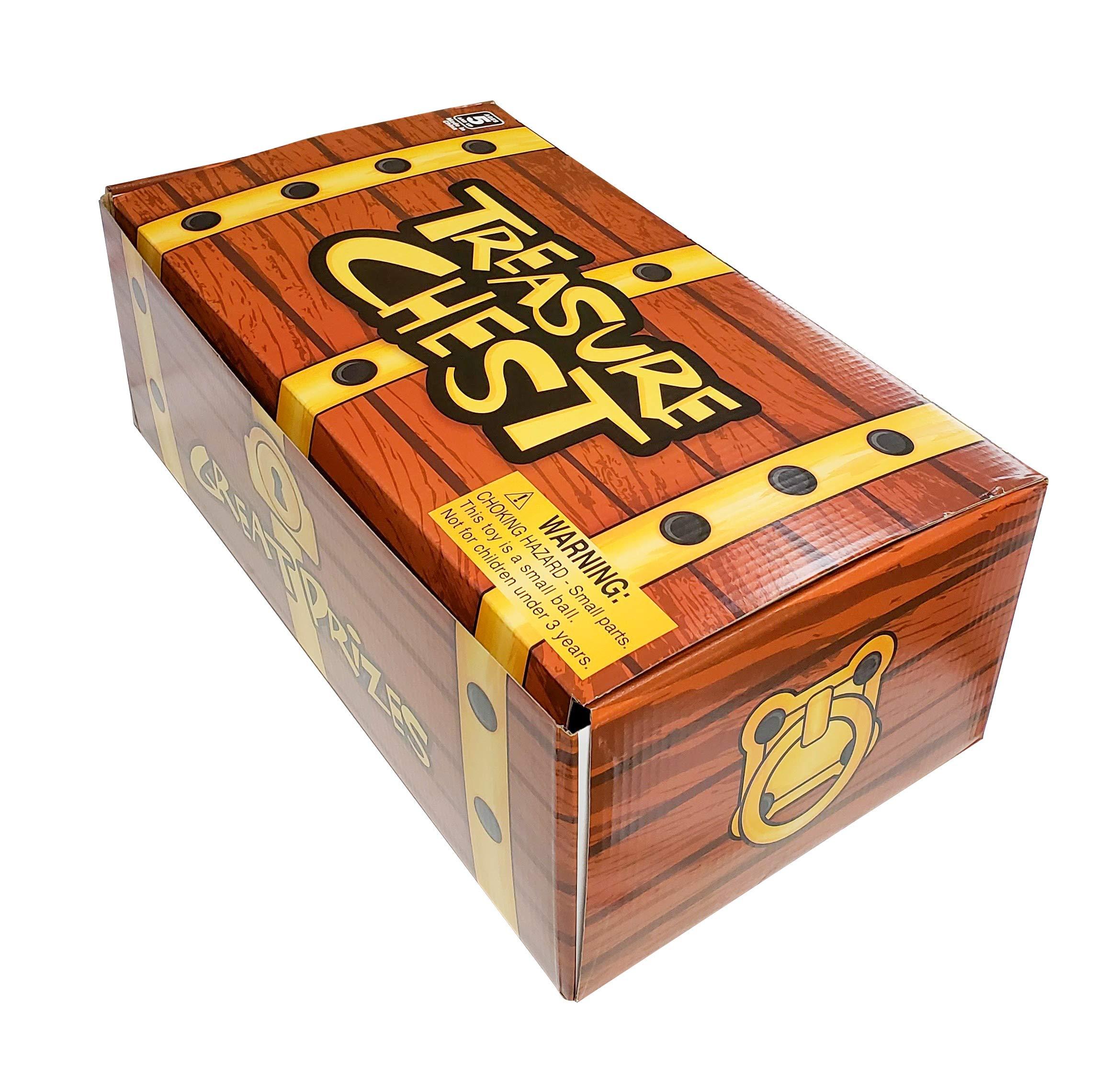 Zugar Land Zugar Land Huge Wood Looking Treasure Chest Box (16 inches x 9 inches) Cardboard. Brown and Gold. Easy to Assemble. Perfect Prop for your Pirate Themed Birthday Party!