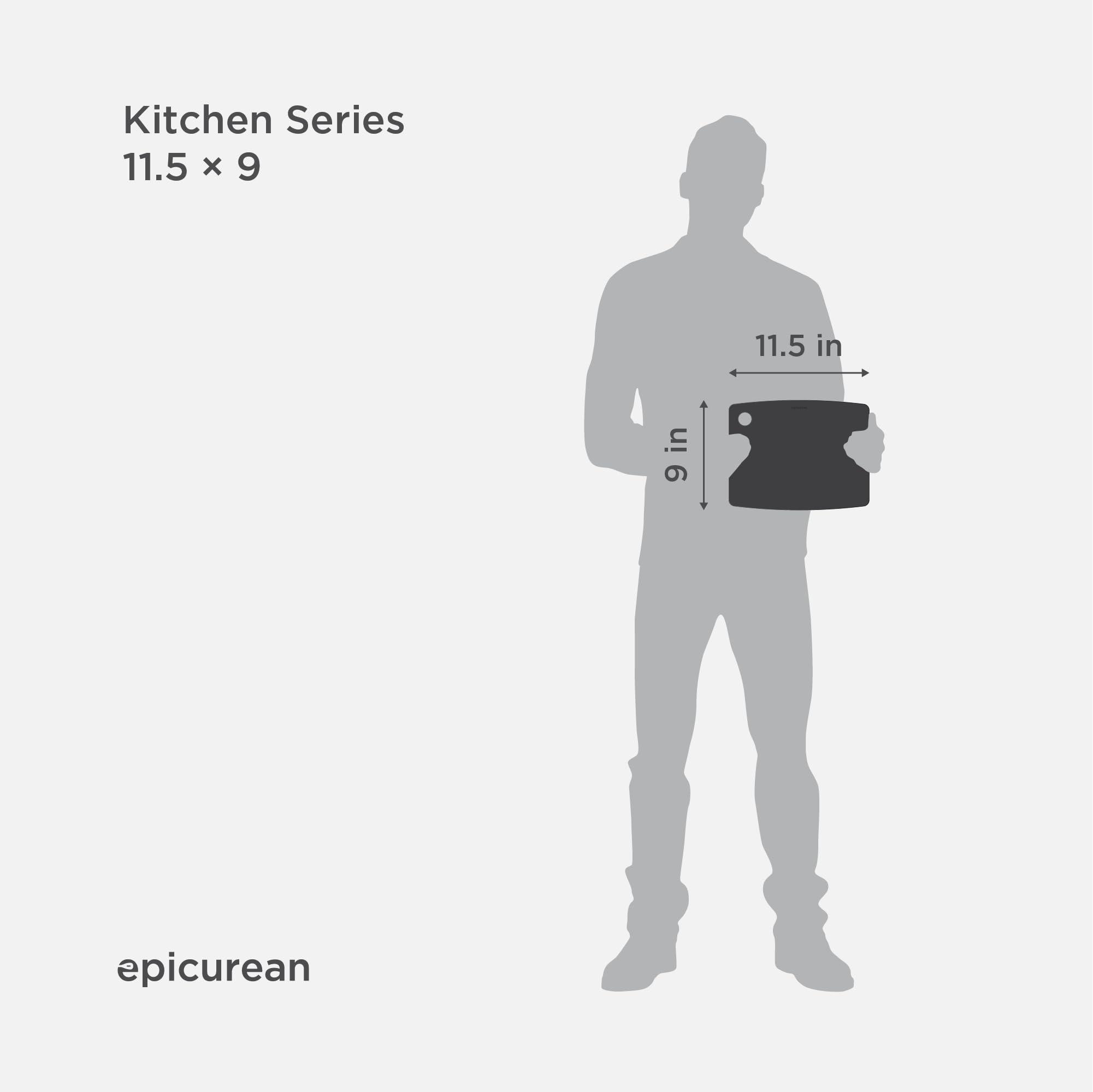 Epicurean Epicurean Kitchen Series Cutting Board, 11.5-Inch x 9-Inch, Slate