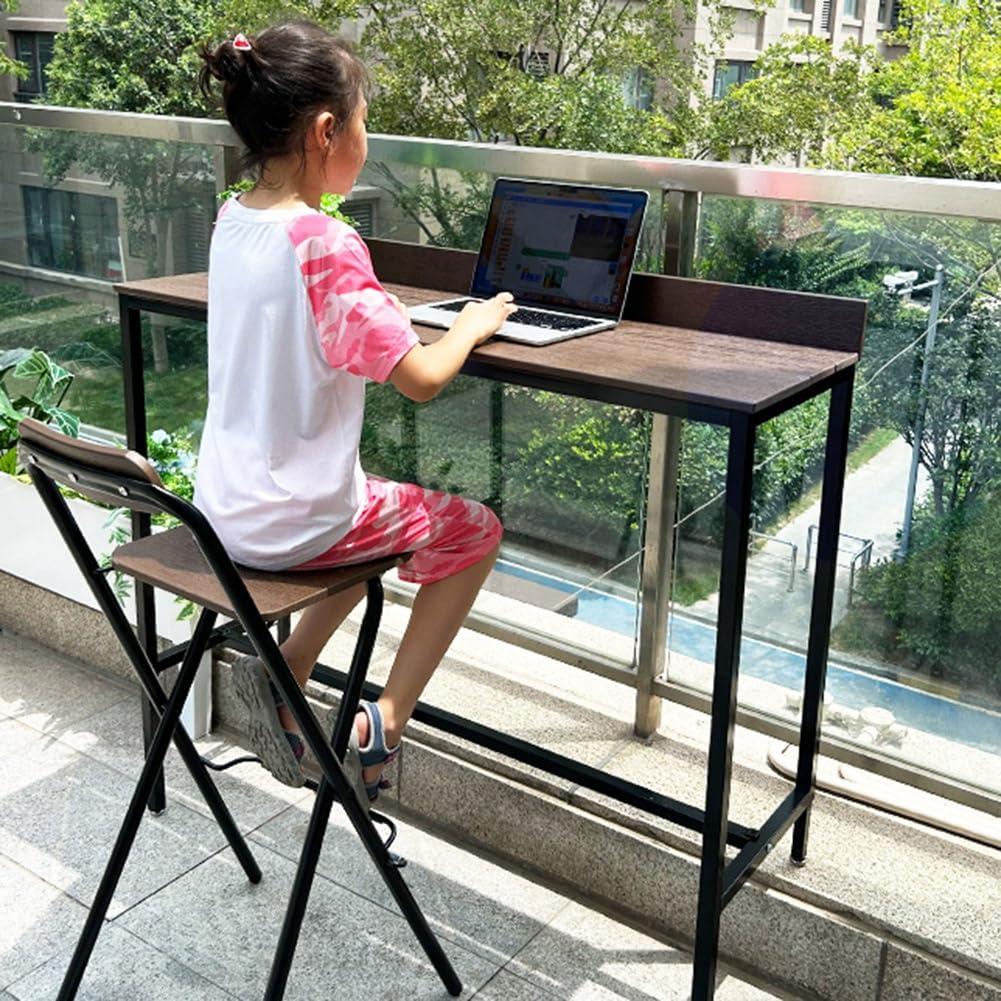 SOYDAN 26Inch Heavy Duty Wooden Folding Counter Stool, Modern Bar Stool with Backrest, Metal Frame, Capacity 150KG/330Lb, High Chair for Home, Outdoor, Kitchen (Size : 1Pc)