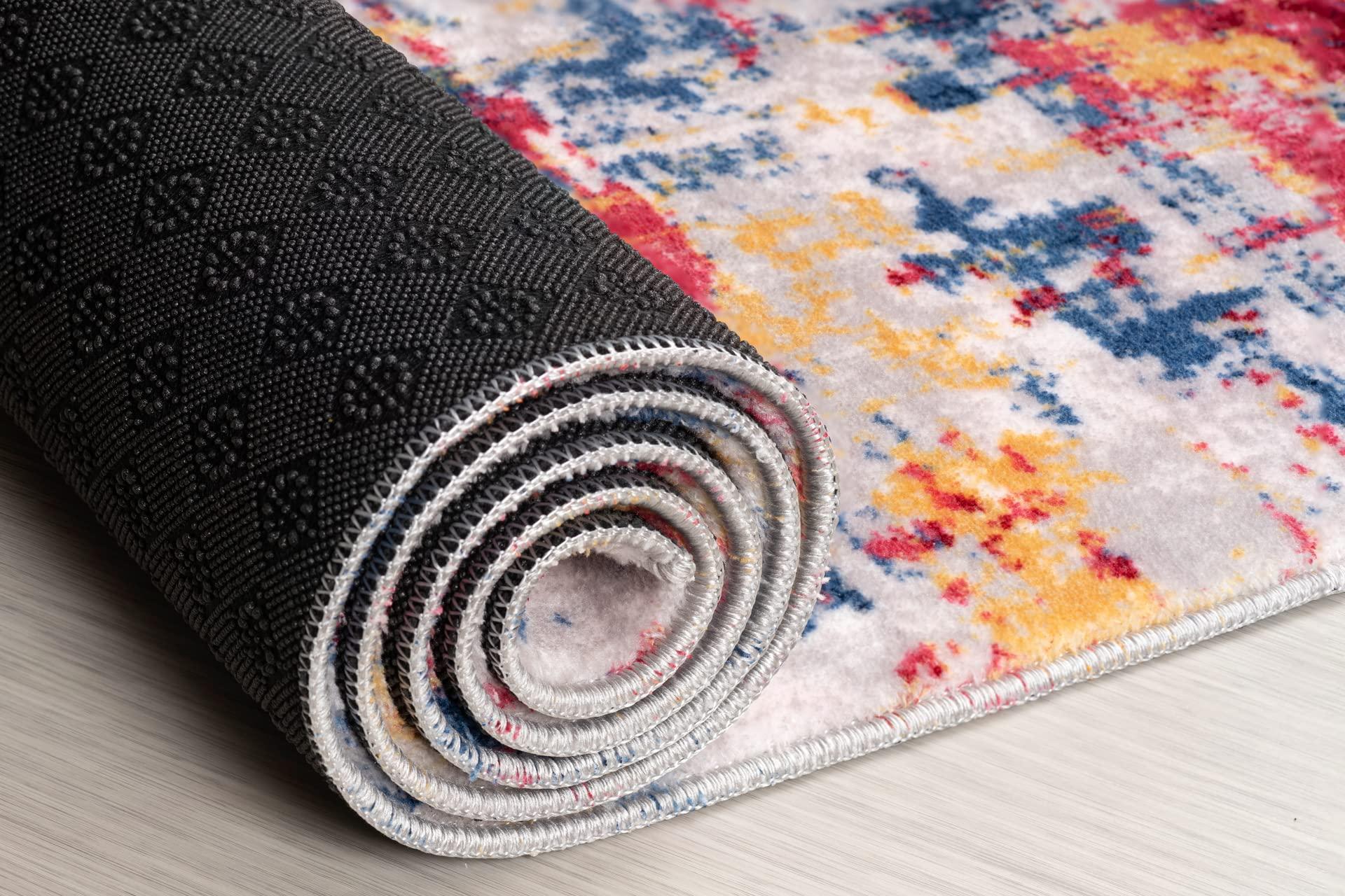 Biridict Sponge Holder for Kitchen Sink, Kitchen Sink Caddy, Dish Sponge Organizer with Divider, Dish Soap Dispenser Brush Holder Storage (Black Large)