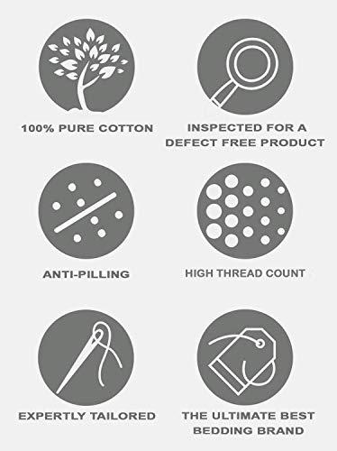 beddingstar Travel Pillow Case 12x16 Size Set of 2 Zipper Closure Toddler Pillowcase 600 Thread Count 100% Egyptian Cotton Pack of 2, Travel Pillow Cover 12 x 16, Navy Blue Solid