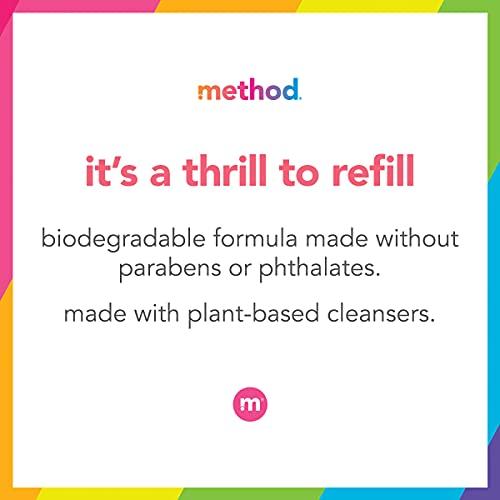 Method Method Gel Dish Soap, Refill, Clementine, Recylable Bottle, Biodegradable formula, 54 Fl Oz (Pack of 1)