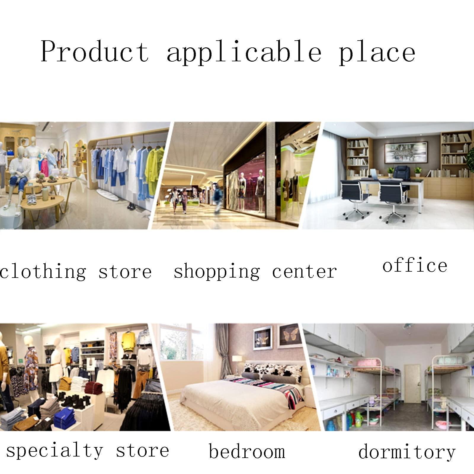 Generic Clothing Store Fitting Room, Round Wall-Mounted Dressing Room Metal Frame Suitable for Shopping Mall Clothing Store Office8 Colors 3 Sizes (Color : Silver Grey, Size : 30x70cm)