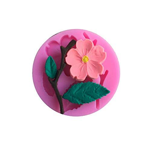 WYD WYD Flowers and Leaves Set Fondant Mermaid Silicone Mold,Handmade Soap Mold,Cake Mold Decorating,Fondant Baking Mold