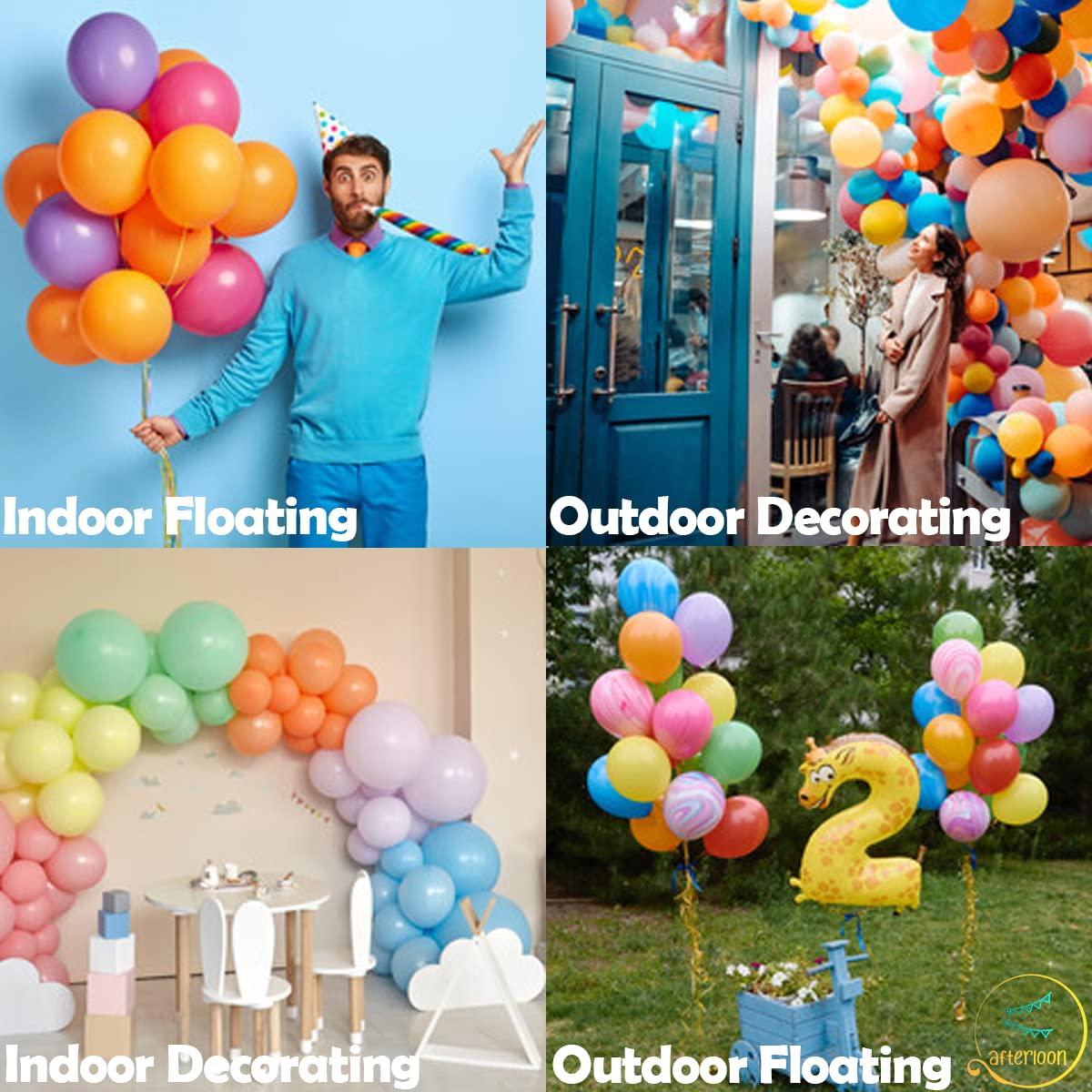 Balloon Red AFTERLOON Biodegradable Balloons 24 pcs Gold 12 Inch, Pearlescent Thickened Extra Strong Latex Helium Float, Multicolor Colorful Bulk Color ballon baloon Globos Para Decoration De Fiestas Kids