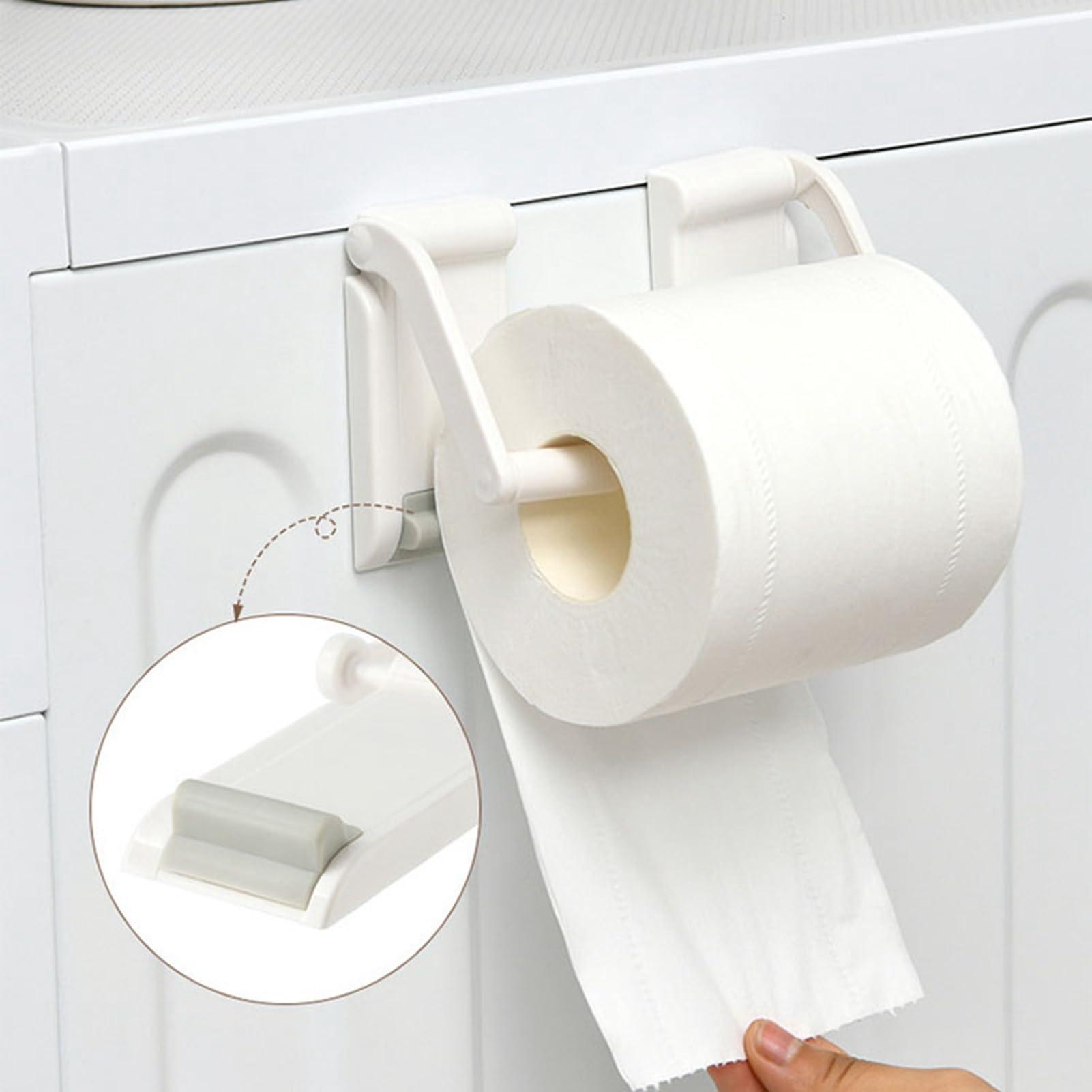 WOHPNLE Magnetic Paper Towel Holder, Multifunctional Kitchen Rack Organizer Paper Towel Bar Paper Roll Holder for Kitchen Efrigerator Grill