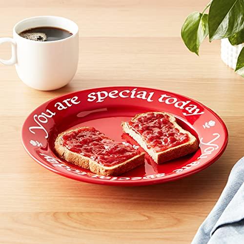 Waechtersbach Waechtersbach Plate, You Are Special Today Cherry Red Plate