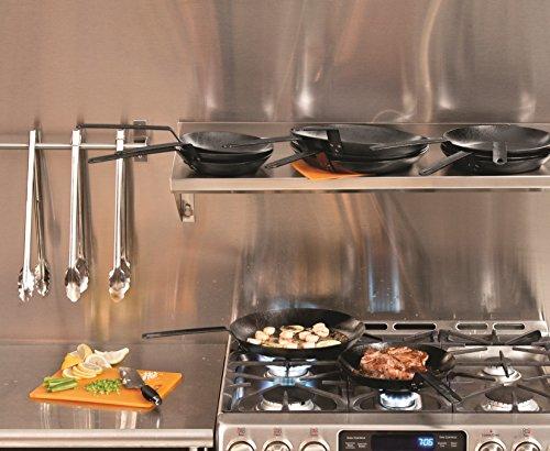 Lodge Lodge Carbon Steel Skillet, Pre-Seasoned, 10-inch , Black