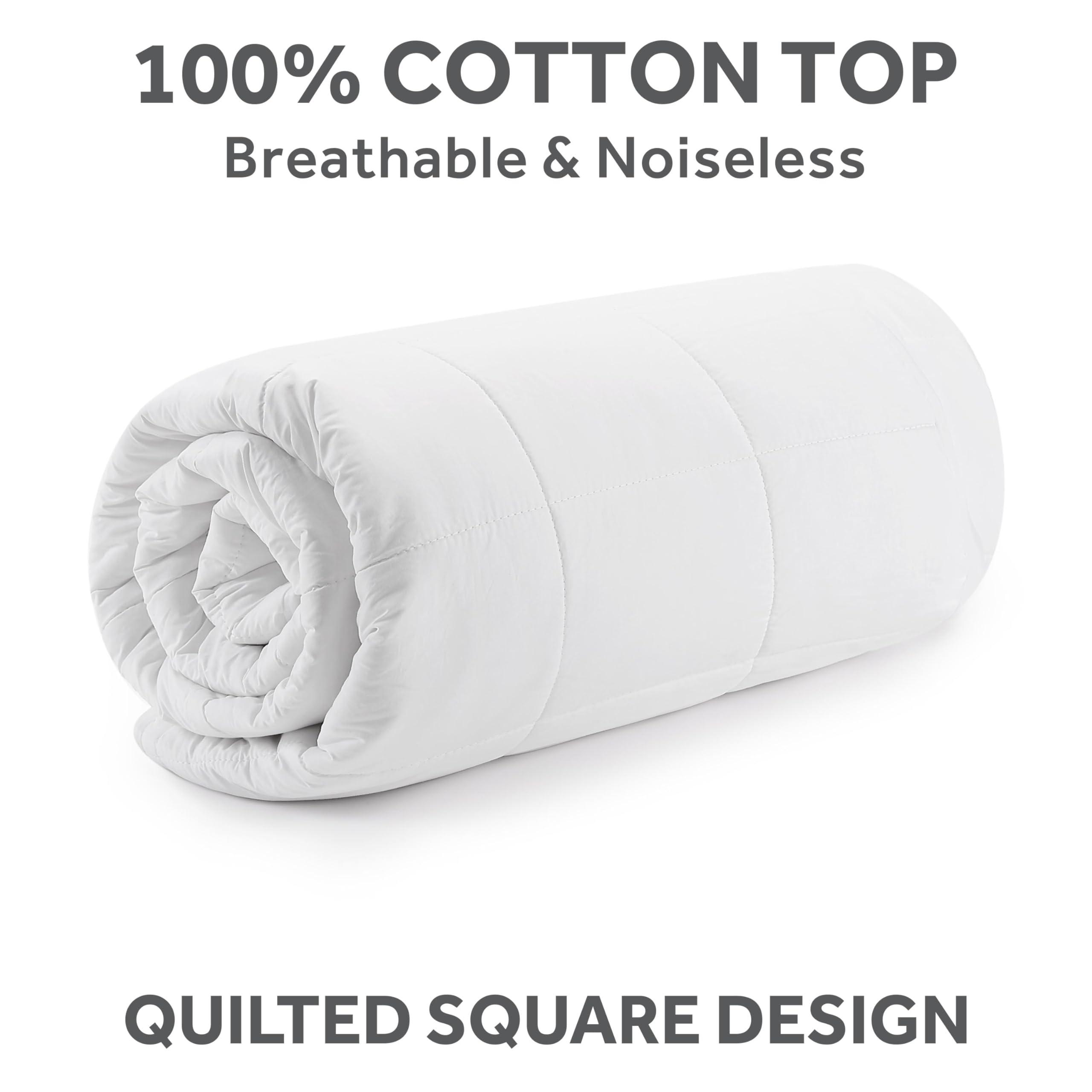 Sunbeam Sunbeam Premium Quilted Electric Heated Mattress Pad, 60\" x 80\", 12 Heat Settings, 12-Hour Auto Shut-Off, Machine Washable, Extra-Soft, White