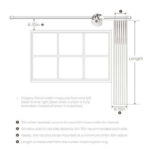 TWOPAGES TWOPAGES Linen Textured Room Darkening Curtain 72 Inches Long, Royal Blue Pinch Pleated Window Curtain Drape Panel for Patio Door Dining Room Kids Room, 1 Panel