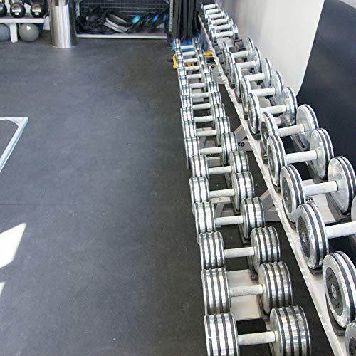 Rubber-Cal Rubber-Cal Elephant Bark Flooring, Black, 3/8-Inch x 4 x 5-Feet