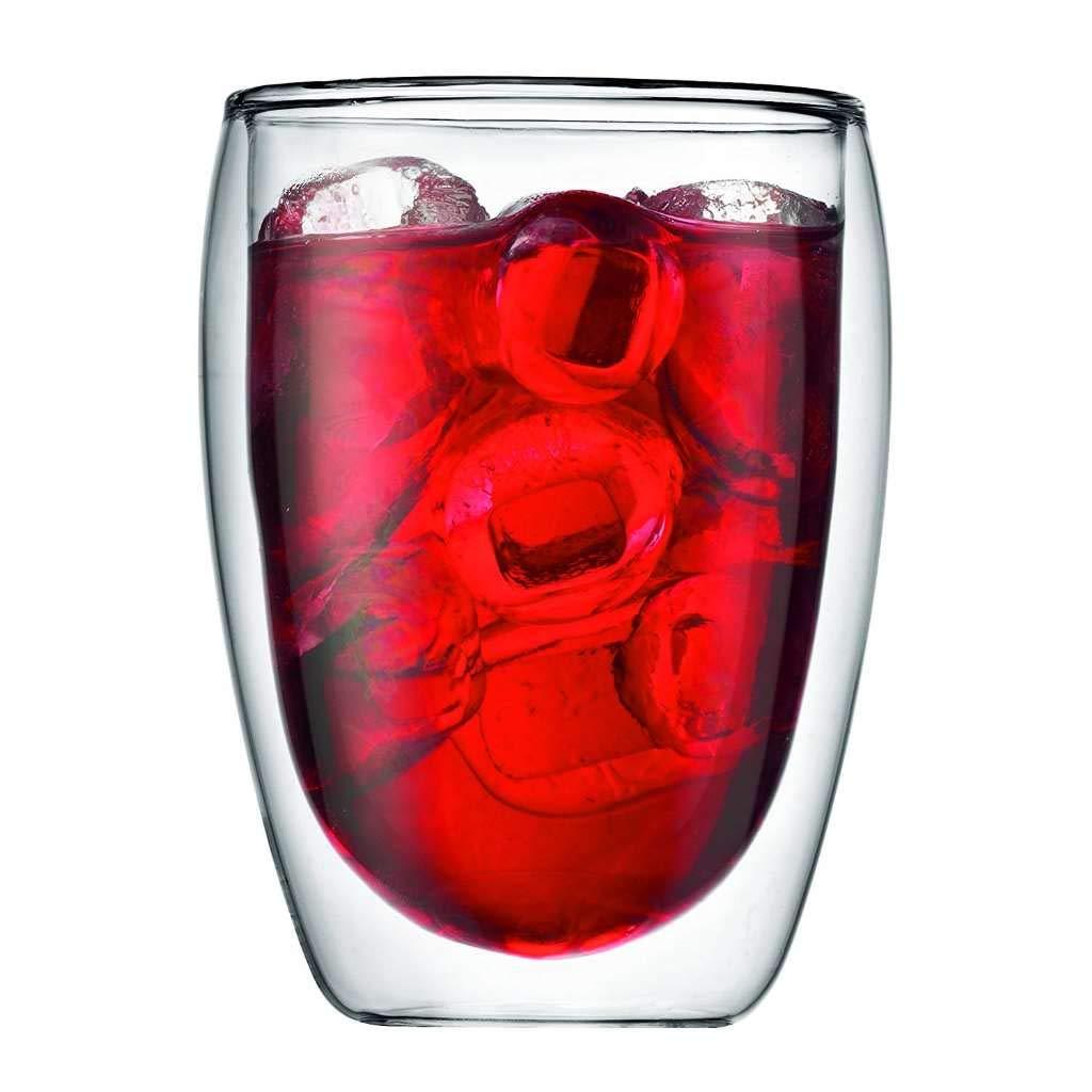 Bodum Bodum 12oz Pavina Double Wall High-Heat Borosilicate Glass, Set of 2, Clear