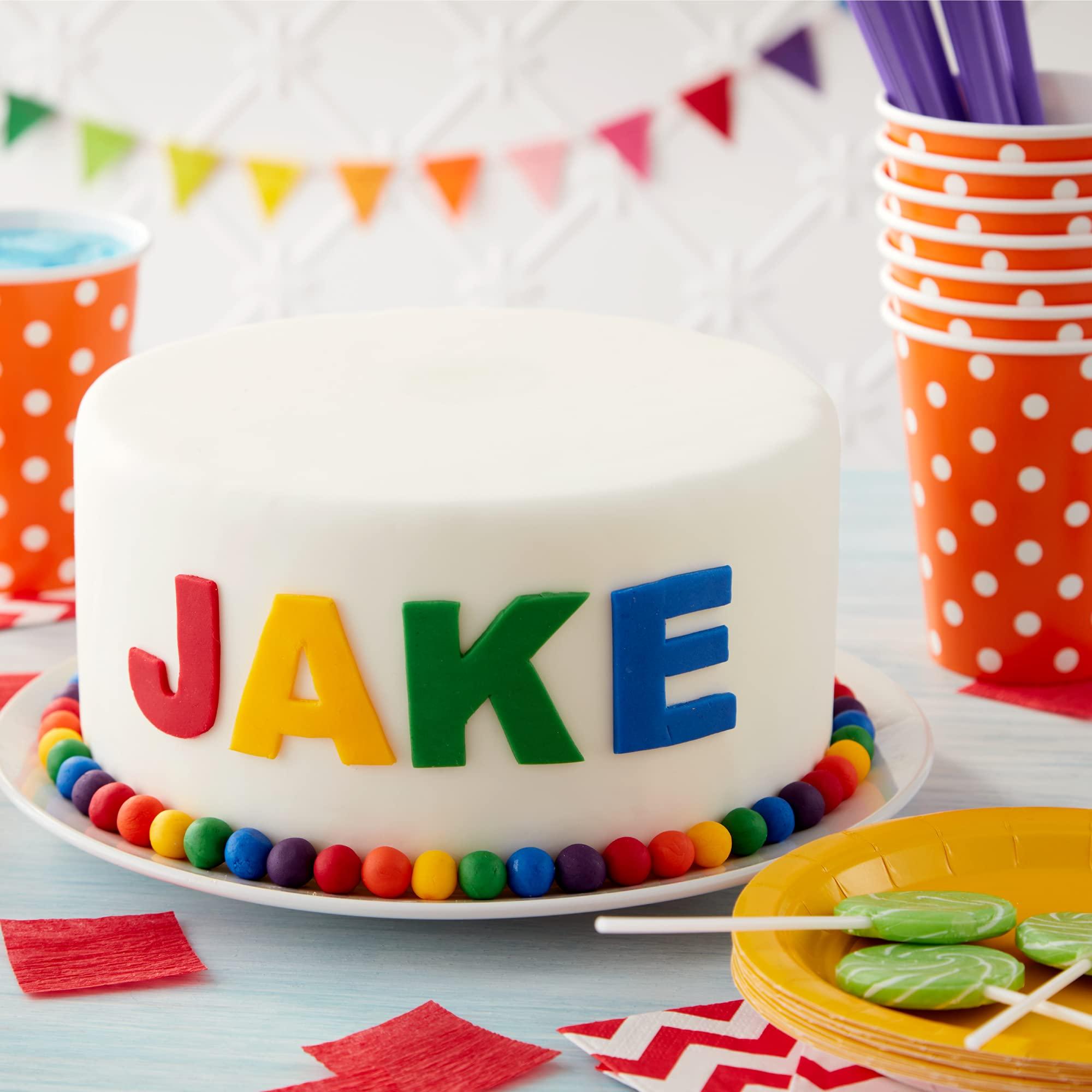 Wilton Wilton Large Fondant Rolling Pin with Guide Rings - Fondant Roller Ideal for Rolling Large Amounts of Fondant on Tiered Cakes, 20-Inch