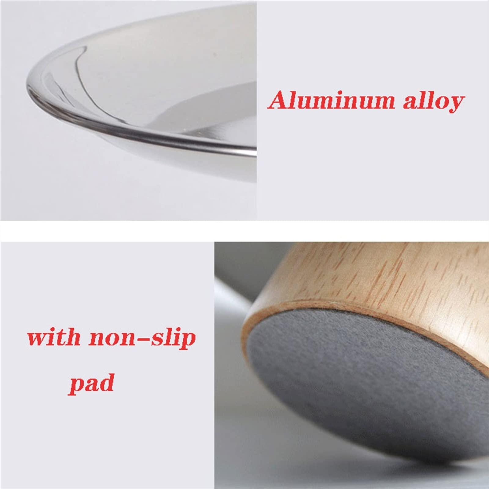 Generic Fruit Bowls Simple Metal Silver Fruit Plate Porch Storage Plate Dining Table Coffee Table Dessert High Foot Tray Snack Bowl Fruit Basket (Size : Small)