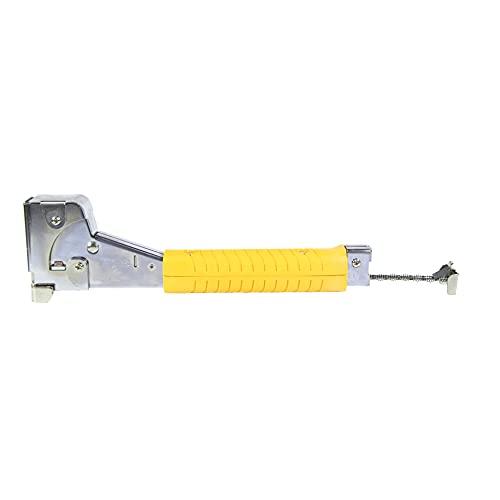 Arrow Fastener Arrow HT50 Heavy Duty Hammer Tacker, Chromed-Steel Manual Stapler with Sure-Grip Handle, Dual-Capacity Rear-Load Magazine, Fits 5/16”, 3/8", or 1/2" Staples