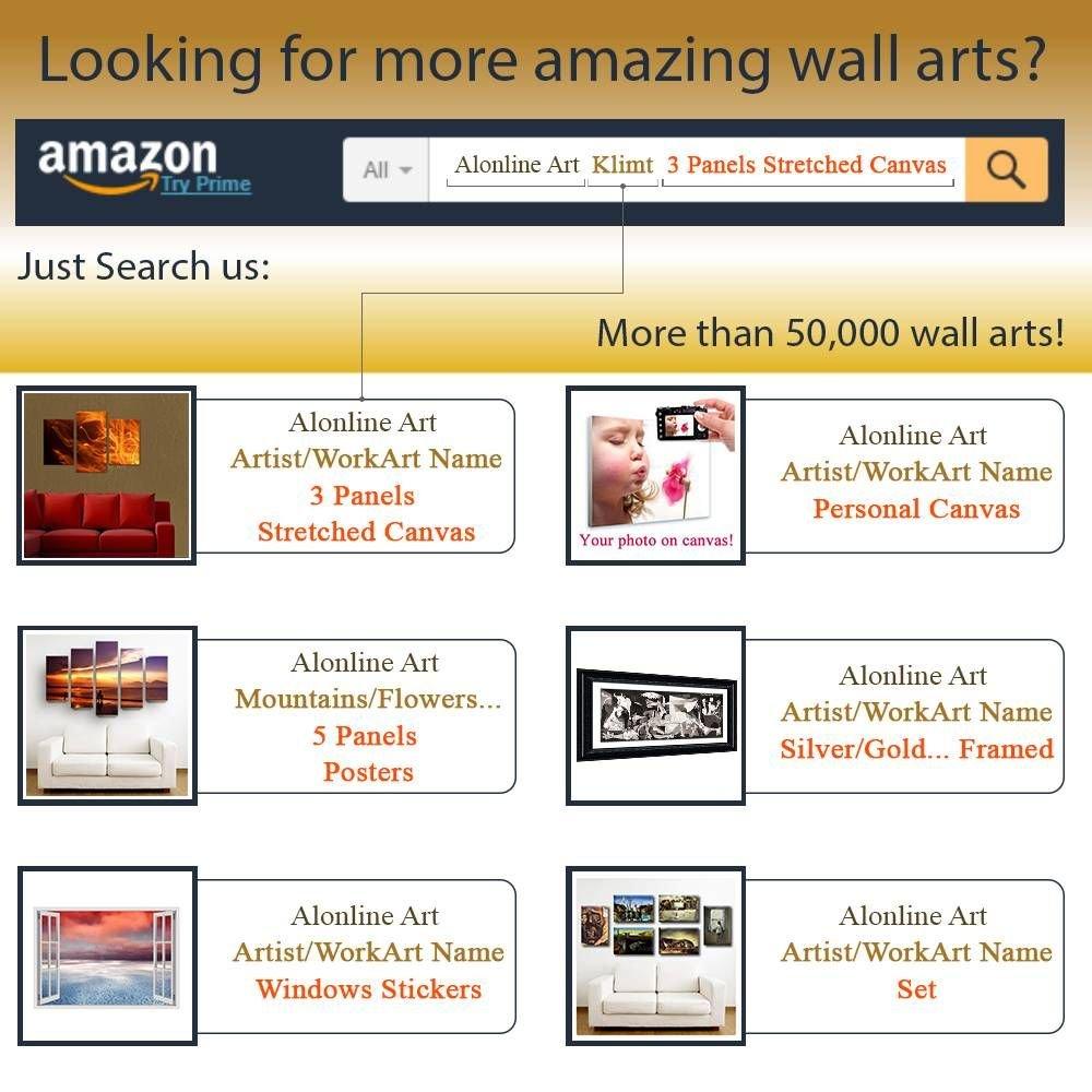 Alonline Art Alonline Art - The Persistence Of Memory Melting Clock by Salvador Dali | Gold framed picture printed on 100% cotton canvas, attached to the foam board | Ready to hang frame | 26"x20" | poster HD