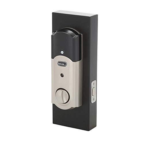 SCHLAGE Schlage Lock Company Connect Camelot Satin Nickel Touchscreen Deadbolt with Alarm