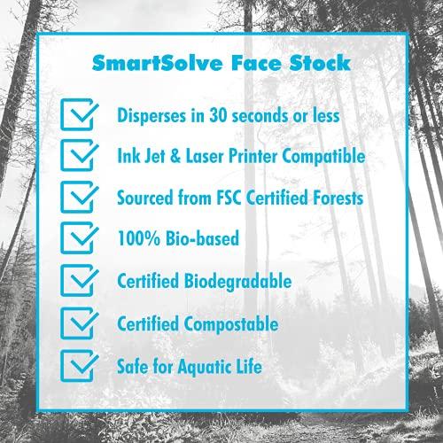 SmartSolve SmartSolve - IT117138 3pt Water-Soluble Paper, 8.5" x 11", White (Pack of 25)