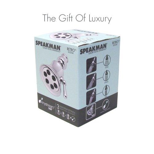 Speakman Speakman S-2254-PB Showerhead, 2.5 GPM, Polished Brass